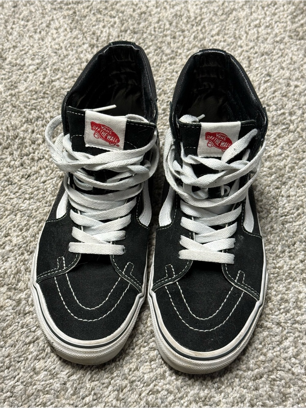 Women’s Size 8 Black Vans
